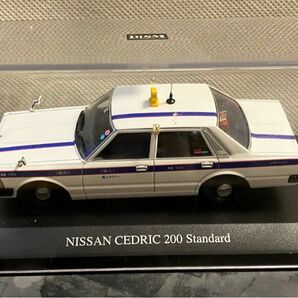 アオシマ DISM 1/43 NISSAN 430 セドリック 個人タクシー ミニカー