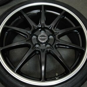 ■USED■LEHRMEISTER18インチ＆ 215/40R18 4本■プリウス/BRZ/86/インプレッサ■の画像5