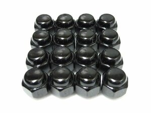 # new goods # aluminium wheel for 21HEX sack black ( black ) Short nut 16 piece #M12×1.5# Daihatsu car etc. #