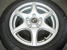 ■USED■WEDS Treffer15インチ＆バリ山 195/65R15 4本セット■セレナ/ノア/エスクァイア他■_画像4