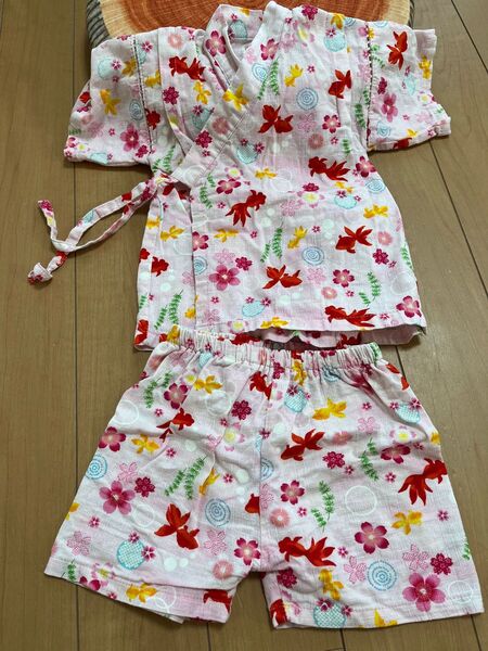 【くろわっさんすべべ】甚平さん(95cm)