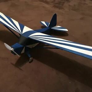 daisukeaircraft チョイ飛ばしカブ 翼幅570mm オールバルサ組み立てキット 100g未満の画像1