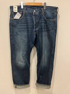 【完売】【美品】Levi’s/リーバイ× EDIFICE 30th 別注 BIG E 501(R) DARK INDIGO サイズ38