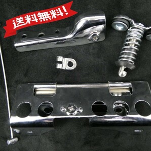 【送料無料】 ＣＢＸシート金具 フルセット メッキ/銀 CBX400F CBX550F 純正タイプ シートステー 蝶番 ロックバネ NC07 PC04の画像3