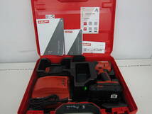 美品 HILTI ヒルティ 充電式インパクトドライバ SID 6-22 バッテリー2個 充電器 ケース付_画像2