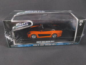 13/Э593★GREENLIGHT ワイルド・スピードX3 TOKYO DRIFT 1/43 1997 Mazda RX-7