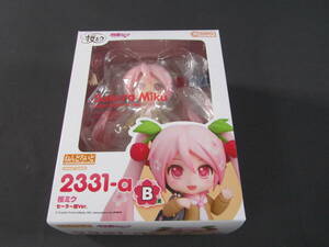 08/S484★グッドスマイルカンパニー★グッスマくじ 桜ミク"2024" B賞：ねんどろいど 桜ミク セーラー服Ver.★中古