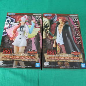 09/A087★ONE PIECE FILM RED DXF THE GRANDLINE SERIES SHANKS ＆ UTA 全2種セット★シャンクス＆ウタ★フィギュア★プライズ★未開封品 の画像1