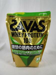 46/Ω203★ザバス(SAVAS) ホエイプロテイン100 抹茶味 980g 明治★賞味期限2025/03★未開封品