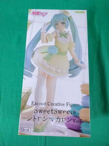 08/H310★初音ミク 　Exc∞d Creative Figure SweetSweets-シトロンマカロンver.-★未開封