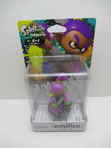 61/Q784★amiibo アミーボ スプラトゥーンシリーズ【ボーイ (パープル)】★任天堂★未開封品 