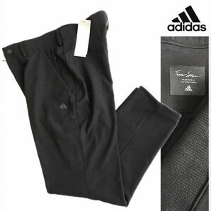 ◆H435新品【メンズL】黒ブラック アディダス adidas ゴルフ パンツID 2.0 ウォーム ウインドパンツ 厚手 定価9889円 アンクル丈の画像1