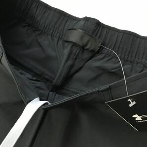 ◆H569 新品【メンズM】黒ブラック アンダーアーマーウーブンUNDERARMOUR ゴルフ ベルトループ テーパード パンツ オールシーズンの画像5