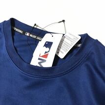 ◎142新品【メンズLL】ブルー MLB公式　ロサンゼルス・ドジャース　ドライメッシュ　ロングTシャツ ワンポイントロゴ　大谷翔平　山本由伸_画像3