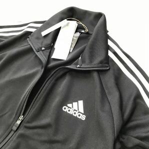 ◎008新品【メンズL】 黒ブラック adidas アディダス 上下セット ジャージ セットアップ スリーライン オールシーズン トラックスーツの画像2