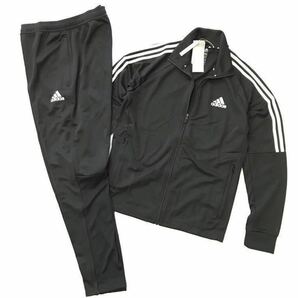 ◎008新品【メンズL】 黒ブラック adidas アディダス 上下セット ジャージ セットアップ スリーライン オールシーズン トラックスーツ の画像8