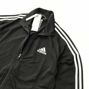 ◎087新品【メンズM】 黒ブラック adidas アディダス 上下セット ジャージ セットアップ スリーライン オールシーズン トラックスーツ の画像3