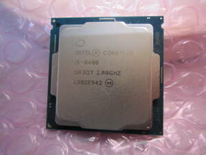 1020★CPU Intel Core i5 8400 2.80GHZ SR3QT 動作品