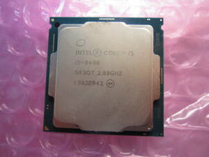 1040★CPU Intel Core i5 8400 2.80GHZ SR3QT 動作品