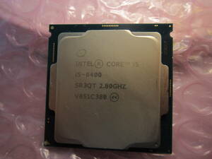 1073★CPU Intel Core i5 8400 2.80GHZ SR3QT 動作品
