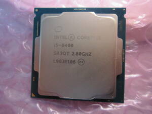 1081★CPU Intel Core i5 8400 2.80GHZ SR3QT 動作品