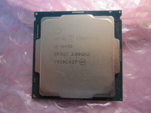 1082★CPU Intel Core i5 8400 2.80GHZ SR3QT 動作品