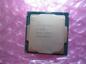 1172★CPU Intel Core i5 8400 2.80GHZ SR3QT 動作品