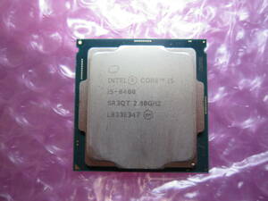 1179★CPU Intel Core i5 8400 2.80GHZ SR3QT 動作品