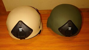 レプリカ MSA ACH MICH2000タイプ ヘルメットセット OD TAN MARSOC風カスタム OPS-COREチンストラップ 実物ヘルメットパッド付 