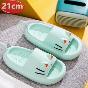 Sandal Kids Blue 21㎝ Cat Cat Cats Natsumi Resort N395