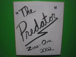  Predator автограф карточка для автографов, стихов, пожеланий Professional Wrestling la-17