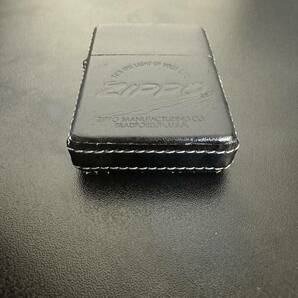 ZIPPO ジッポー 本革張り THE FAMOUS ZIPPO 黒レザー ジッポ オイルライターの画像3