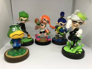 初期化済み アミーボ amiibo スプラトゥーン どうぶつの森 5体セット Z0