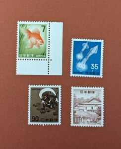 【コレクション処分】普通切手 第１次ローマ字入り ７円 ３５円 ９０円 １１０円