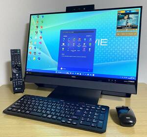 * NEC LAVIE Desk All-in-one PC-DA970EAB-J/ new SSD 512GB/i7-6567U/3D camera /Win11 Pro/Office/ memory 16GB/3 wave TV/4 tuner /Blu-ray *