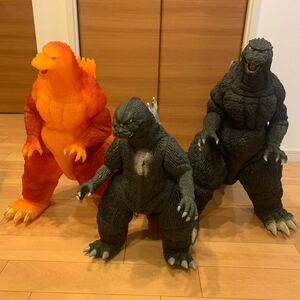  Godzilla фигурка подлинная вещь эпоха Heisei sofvi Bick шкала супер большой класс goji Raver человек g Godzilla 3 body Bandai 