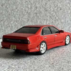 ジャンク扱いで！1/24 ③ セフィーロ（CEFIRO）完成品 改造ベース ドリフト 走り屋 日産自動車 旧車 昭和レトロ レッド ニッサンの画像5