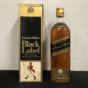 B562 あ■未開栓■ Black Label ブラックラベル ジョニーウォーカー 金キャップ ウイスキー