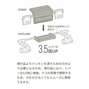 SIMANO VACILAND ST 40L カーキ NX-340W シマノ ヴァシランド クーラーボックス 日本製 ICEBOX上位モデルの画像3