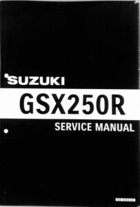 #1646/GSX-250R./スズキ.サービスマニュアル/配線図付/2017年/2BL-DN11A/レターパック配送/追跡可能/正規品