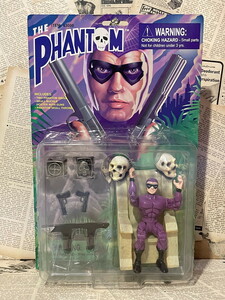 ☆1990年代/ザ・ファントム/フィギュア/即決ビンテージUSA/レア/映画/The Phantom/Action Figure(The Phantom/MOC) MO-234