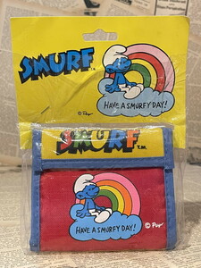 ☆1980年代/スマーフ/ウォレット/財布/即決ビンテージ/未開封/Smurf/Wallet(80s/MIP) SM-163