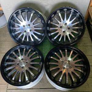 TMWホイール 18インチ 18×7.5J OFF;+38 PCD:100-4H ハブ径;約76mm 傷あり、ガリ傷あり、サビあり 4本 