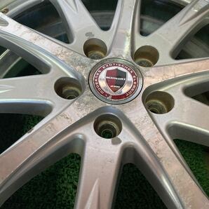 WORKホイール 19インチ 19×8J OFF:+45 PCD;114.3-5H ハブ径;約73mm 傷あり、ガリ傷あり、サビあり 4本 センターキャップ色違いの画像7