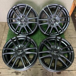 WARENホイール15インチ 15×5.5J OFF;+43 PCD;100-4H ハブ径;約66mm 傷少なめ、サビあり 4本 