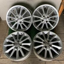 トヨタ TOYOTA純正ホイール アクアホイール 16インチ 16×6J OFF;+45 PCD;100-4H ハブ径;約54mm 少し傷あり、サビあり 4本 _画像1