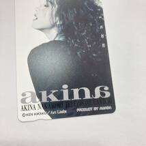 TA★ 未使用 保管品 中森明菜 テレホンカード テレカ 50度 AKINA NAKAMORI_画像3