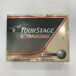 TA★1円～ 未使用 保管品 ブリヂストン ゴルフボール TOURSTAGE EXTRADISTANCE WHITE ホワイト 12個入り 1ダース