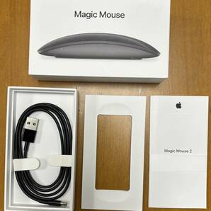 【希少】Apple マジックマウス2 MRME2J/A Magic Mouse 2 - Space Gray A1657（スペースグレー）の画像7