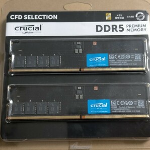 Crucial DDR5 4800MHz メモリー 32GBx2計64GB CT32G48C40U5 W5U4800CM-32GS